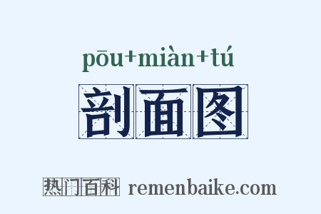 剖面图是什么意思的图片